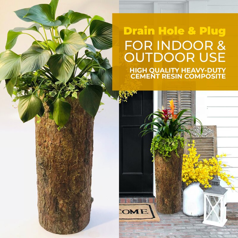 Millwood Pines Halesowen Concrete Pot Planter Wayfair